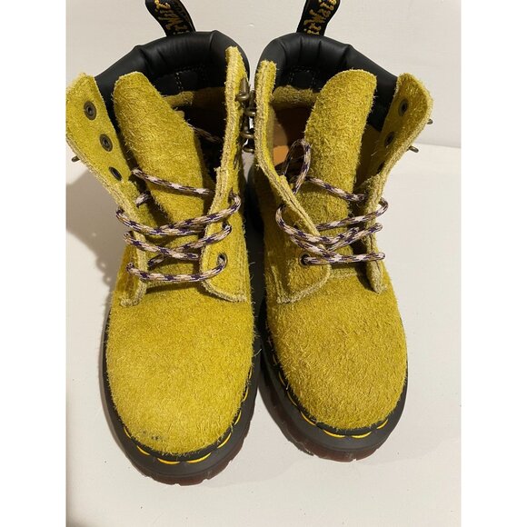 Dr. Martens AirWair Moss Green Suede Boots Size 4/Men & 5/Women